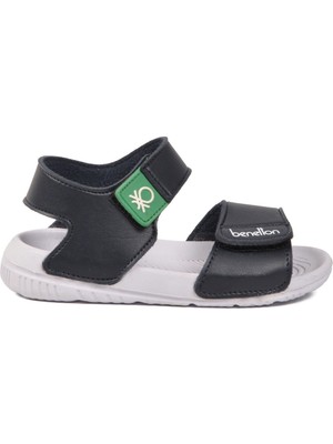 United Colors Of Benetton Lacivert Cırtlı Kız Bebek Sandalet BN-1252 B