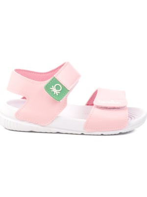 United Colors Of Benetton Pembe Cırtlı Kız Bebek Sandalet BN-1252 B