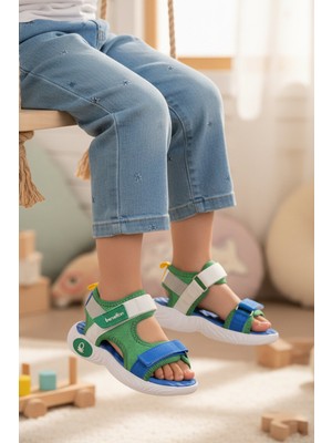 United Colors Of Benetton Yeşil Cırtlı Hafif Erkek Çocuk Spor Sandalet BN-1406 P