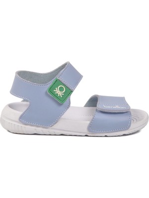 United Colors Of Benetton Bebe Mavisi Cırtlı Kız Bebek Sandalet BN-1252 B