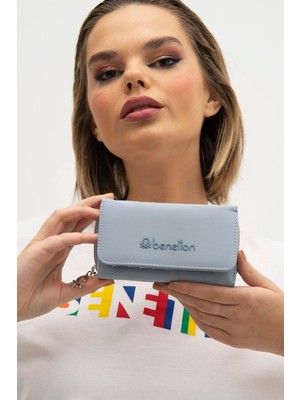 United Colors Of Benetton Mavi Kadın Cüzdan BNT-1210