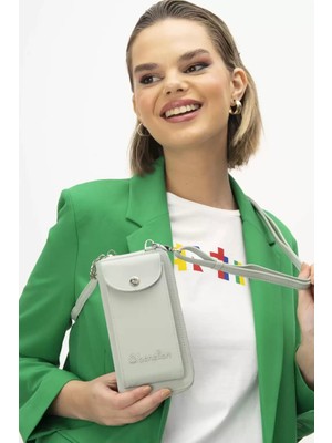 United Colors Of Benetton Su Yeşili Omuz Askılı Kadın Cüzdan/çanta BNT-1213