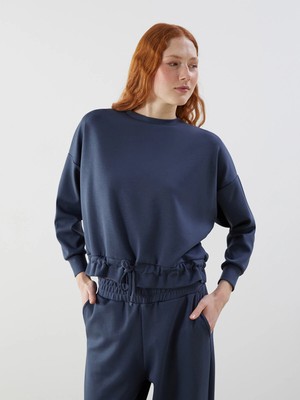 Lc Waikiki Yeni Sezon Bisiklet Yaka Kadın Sweatshirt