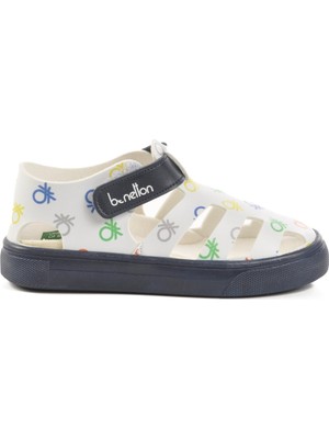 United Colors Of Benetton Lacivert Cırtlı Kız Çocuk Sandalet BN-1410 P