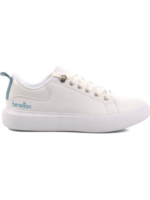 United Colors Of Benetton Beyaz Memory Foam Kadın Spor Ayakkabı BNI-11166 G