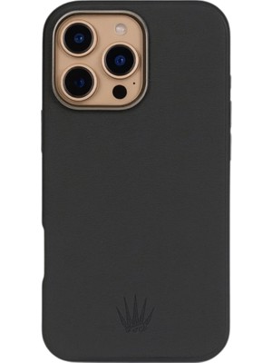 Watch of Royal Monocase Iphone 15 Pro Max Siyah Manyetik Özellikli Kılıf