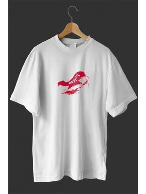 Marsilyan- 1 Mayıs Emekçilerimiz Için Özel Tasarım 1 Mayıs Baskılı T-Shirt - Beyaz
