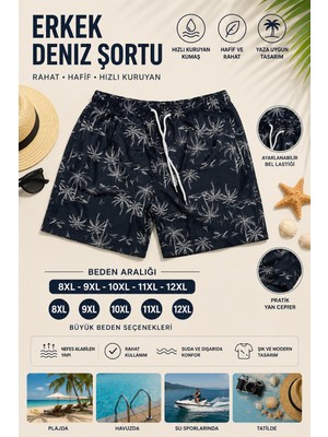 Aey Shoes Battal Erkek   Deniz    Şortu