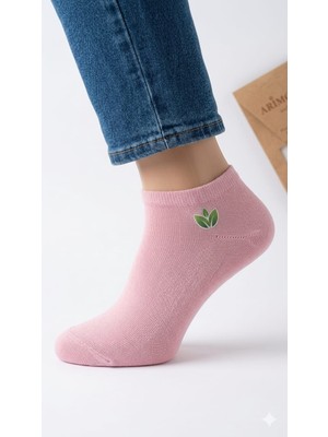 6'lı Paket Bambu Patik Çorap Özel Kokulu