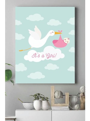 Elivora (PSTER15278) Kız Bebek Çocuk Odası Kanvas Tablo 40 x 60