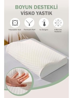 Elivora Valessa Viscon Ortopedik Yastık 35X55X10 cm