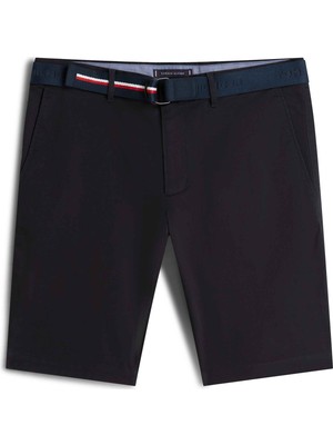 Tommy Hilfiger Tommy Hılfıger Erkek Marka Logolu Günlük Kullanıma Uygun Siyah Şort MW0MW42349 Bds