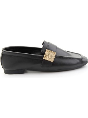 Bambi Siyah  Kadın Loafer Ayakkabı K01879251409