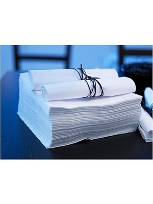 Canarino 500.357.52 Fantastısk Kağıt Peçete Beyaz (40 cm x 40 Cm) Üç Katlı 100 Adet