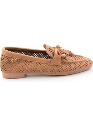 Bambi Taba  Kadın Loafer Ayakkabı K01688012772