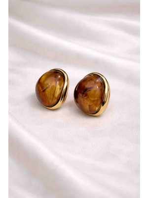 Kirke Jewelry Brown Küpe