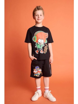 DeFacto Süper 1 Takım Oversize Şort Erkek Çocuk H7945A826HS
