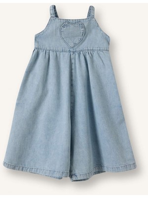 DeFacto Kız Bebek Aplike Jean Tulum H6583A526HS