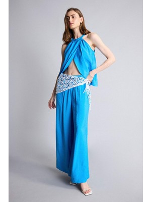 DeFacto Wide Leg Elastik Bel Geniş Paça Pantolon H4877AX26SM