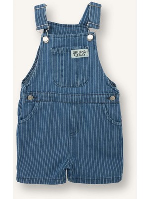 DeFacto Erkek Bebek Çizgili Jean Tulum H5357A526HS