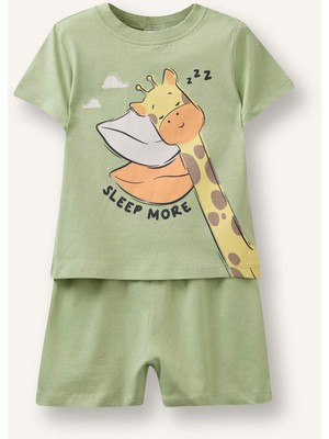 DeFacto Desenli 2'li Pijama Takımı Erkek Bebek G8862A526SM