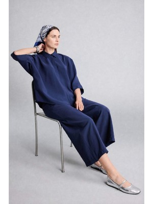 DeFacto Regular Fit Geniş Paça Modal Pantolon H5661AX26SM
