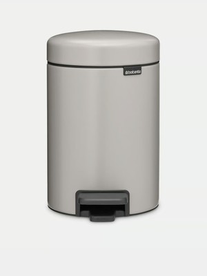 Brabantia Brb-Bra 252181-8710755252181-001-01-NEWICON Soft Grey Pedallı Çöp Kutusu 3l