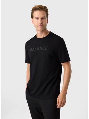 Back And Bond Siyah Erkek T-Shirt B35S10050