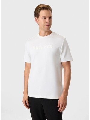 Back And Bond Beyaz Erkek T-Shirt B35S10050