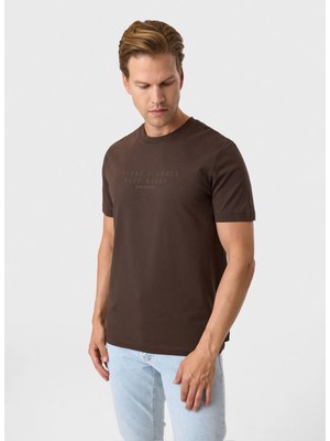 Back And Bond Kahverengi Erkek T-Shirt BTS1006900000