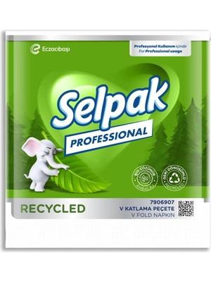 Canarino Selpak Professional Recycled V Katlama Peçete x 18 Paket