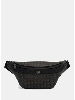Hugo Siyah Erkek Bel Çantası Quantic_m_bumbag 10278014 01