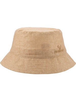 Nordbron Sarı Kadın Nakışlı Şapka Nolasco Bucket Hat Iı