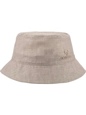 Nordbron Ekru Kadın Nakışlı Şapka Nolasco Bucket Hat Iı