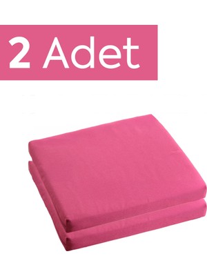 Homedius Sandalye Oturum Minderi Renkli 40X40X4 Bağcıklı Çıkarılabilir Kılıflı Su İtici Pembe 2'li