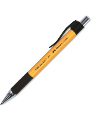 Faber-Castell 1319 (0,7 mm) Grip-matic Versatil Sarı Renkli Mekanik Kurşun Kalem Ergonomik Tasarım
