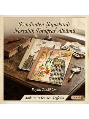 Best Hediye Yapışkanlı Fotoğraf Albümü - 27 x 34 cm - 20 Yaprak
