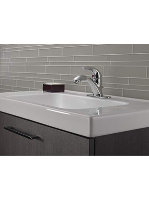 Canarino Klasik Orta Set Banyo Bataryası Krom, Banyo Lavabo Bataryası, Tahliye Montajı, Krom 583LF-WF