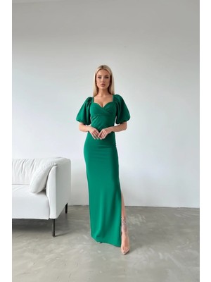 Ang Butik Kadın Maskülen Yaka Kruvaze Elbise