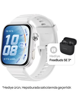 Huawei Watch Fit 5 Pro Akıllı Saat - Beyaz, Bluetooth Kulaklık Hediye, Nfc ile Ödeme, Kapsamlı Sağlık Takibi, Gelişmiş Uyku Takibi, Uzun Pil Ömrü, Ios Android Uyumlu