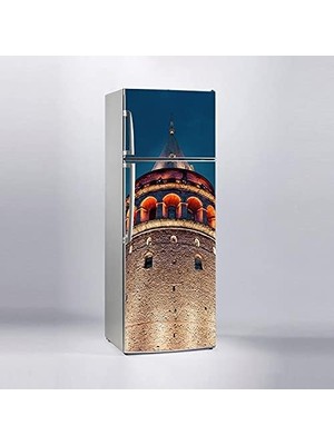 Canarino Buzdolabı Kaplama Dolap Kaplama Etiketi Galata Kulesi