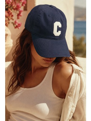 Külah Club Letter Series - C Harf Nakışlı Şapka | Harbor