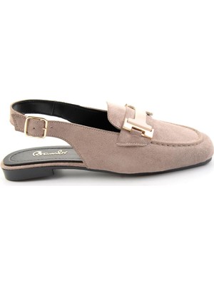 Bambi Bej  Kadın Loafer Ayakkabı K01641023272