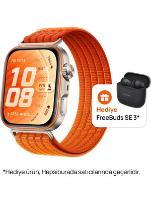 Huawei Watch Fit 5 Pro Akıllı Saat - Turuncu, Bluetooth Kulaklık Hediye, Nfc ile Ödeme, Kapsamlı Sağlık Takibi, Gelişmiş Uyku Takibi, Uzun Pil Ömrü, Ios Android Uyumlu