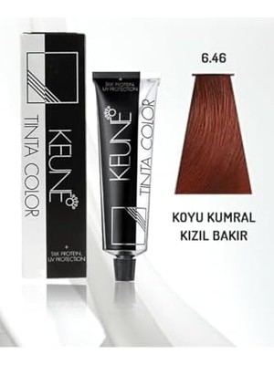 Canarino Keune Tinta Saç Boyası 60ML | No - 6.46 Koyu Kumral Bakır Kızıl