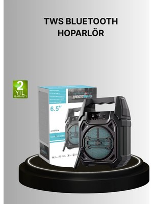 Eco Lounge 15W Güçlü Ses Çıkışlı Bluetooth Hoparlör Fm Radyo ve Mikrofon Destekli