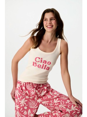 Penti Gül Kurusu Ciao Pantolon Pijama Takımı