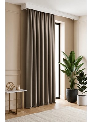Miabella Home Mr.stock Blackout Işık Geçirmez Güneşlik Fon Perde Tek Kanat  - 12189