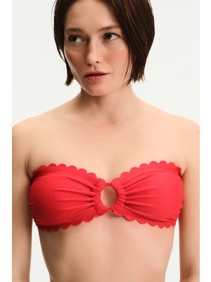 Penti Kırmızı Peyton Straplez Bikini Üstü