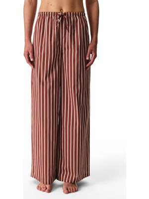 Penti Bordo Sisterhood Pamuklu Pantolon Pijama Altı